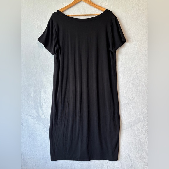 STORQ womens black casual lounge On Repeat T-Shirt Maternity Dress size 5 XL - Picture 8 of 8
